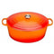 Le Creuset Signature ovale braadpan Ø 33cm, Oranjerood