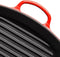 Le Creuset vierkante grillpan - 26 CM - Voor iedere warmte bron - Kersenrood