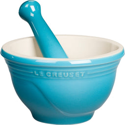 Le Creuset Vijzel met Stamper Caribbean Blue ø 12 cm