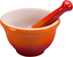 Le Creuset Vijzel met Stamper - Oranjerood - ø 12 cm