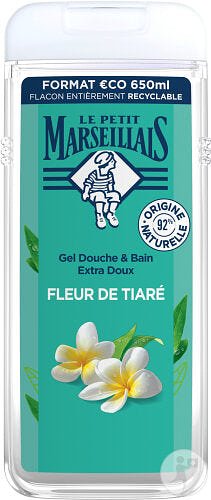 Le Petit Marseillais - Extra Zachte Douchegel - 650 ml - 2 Stuks - Kersenbloesem -