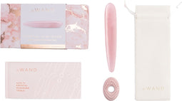 Le Wand - Crystal Slim Wand Rose Quartz Love Toy - Roze