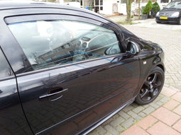 Zijwindschermen geschikt voor Opel Corsa D/E 3-deurs va. 09/2006