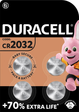 Duracell CR2032 - Knoopcelbatterijen - 6 blisters - 235 mAh (4 stuks)