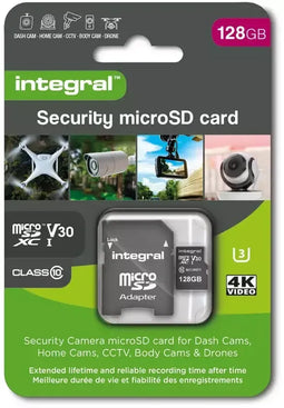 Integral - MicroSDXC 128GB - Klasse 10 UHS-I 90 MB/s - Zwart