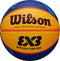 Wilson Fiba 3x3 replica - Basketbal - Geel Blauw - Outdoor - Maat 6