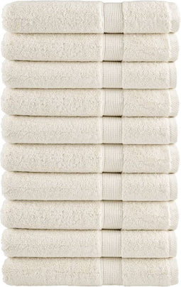 vidaXL - Saunadoeken - SOLUND - 10 - st - 600 - g/m² - 80x200 - cm - crèmekleurig