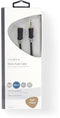 Nedis CABW22050AT30 - Audio kabel 3.5mm - 300cm - Grijs