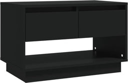 vidaXL - Tv-meubel - 70x41x44 - cm - bewerkt - hout - zwart