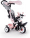 Smoby Baby Driver Plus - Driewieler - Veiligheidsharnas - Roze
