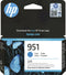 HP 951 - Inktcartridge - Origineel - Cyaan
