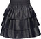 Le Chic - Plissé Rok - Fake leather - Blauw Navy - Maat 116
