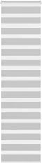 vidaXL - Zebra - rolgordijn - 60x200 - cm - stofbreedte - 55,9 - cm - lichtgrijs