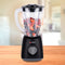 Alpina Blender Smoothie 1,5 Liter - Smoothie Maker 400 Watt - 2 Snelheden - Zwart