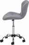 VALETTA - Bureaustoel - Grijs - Polyester