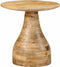 vidaXL - Bijzettafel - Ø40x40 - cm - massief - mangohout