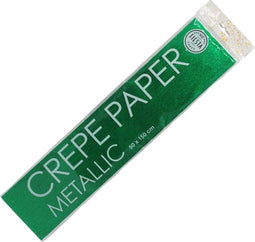 Wefiesta Crêpepapier Metallic 150 X 50 Cm Groen