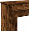 vidaXL - Haardombouw - 90x30x90 - cm - bewerkt - hout - gerookt - eikenkleurig