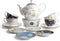 Laura Ashley Heritage Collectables Serviesset - Thee Servies - 14 Delig - New bone Porselein