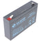 Lead battery BB Battery HR9-6 battery, 6 Volt 9Ah, dimensions 151 x 34 x 94mm, with Faston 6.3mm plu