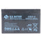 Lead battery BB Battery HR9-6 battery, 6 Volt 9Ah, dimensions 151 x 34 x 94mm, with Faston 6.3mm plu