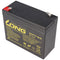 Lead gel battery with adapter for electron flashing light Horizont Tele-Blitz 6V 7Ah