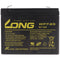 Lead gel battery with adapter for electron flashing light Horizont Tele-Blitz 6V 7Ah