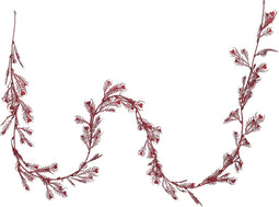 Leaf Garland 170 cm Burgundy 4A