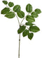 Leaf spray x3 75 cm green kunstbloem zijde nepbloem