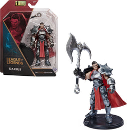 League of Legends - 10 cm Darius Main de Noxus Figurine - 6062257 - met 12 articulatiepunten en accessoires - speelgoedcollectie