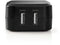 Nedis WCHAU484ABK - USB-wandlader - 2 poorten 2,4 A - Zwart