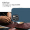 Leather Backcover met MagSafe voor de iPhone 13 - Donkerblauw