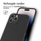 Leather Backcover met MagSafe voor de iPhone 14 Pro - Zwart