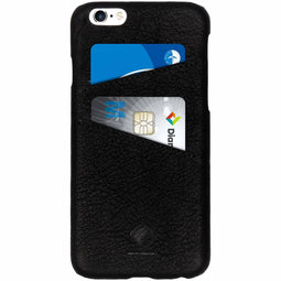 Leather Backcover voor iPhone 6 / 6s - Zwart