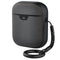 Leather Protective Case voor AirPods 1 / 2 - Zwart