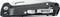 Leatherman Free K2 Zakmes - 8 functies - Glad Lemmet - RVS - Zwart