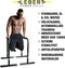 Lebert Equalizer Dip Bars Wit - Dip Station - Pull Up Bar - Push Up Bars - Calisthenics - Krachttraining voor het gehele lichaam
