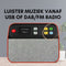 BBrain 2026 - DAB+ Radio - Eenvoudige bediening met 1 knop - Rood