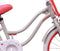 AMIGO Superstar Meisjesfiets - Kinderfiets 18 inch - Crème