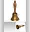 Tafelbel - schoolbel - bel - mango - bruin 17cm