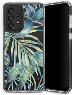 Selencia Hoesje Geschikt voor Samsung Galaxy A33 Hoesje - Selencia Zarya Fashion Extra Beschermende Backcover - groen