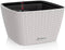 LECHUZA BACINO Cottage - Plantenbak - met uitneembare binnenbak - met bewateringssysteem - ALL-IN-ONE set met LECHUZA-PON - lichtgrijs