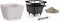 LECHUZA BACINO Cottage - Plantenbak - met uitneembare binnenbak - met bewateringssysteem - ALL-IN-ONE set met LECHUZA-PON - wit