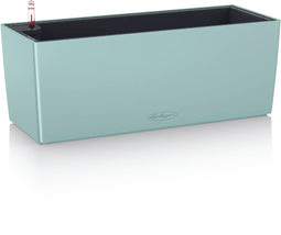 LECHUZA BALCONERA Color 50 - Plantenbak - met uitneembare binnenbak - met bewateringssysteem - ALL-IN-ONE set met LECHUZA-PON - pastel groen