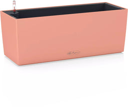 LECHUZA BALCONERA Color 50 - Plantenbak - met uitneembare binnenbak - met bewateringssysteem - ALL-IN-ONE set met LECHUZA-PON - koraalrood