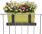 LECHUZA BALCONERA Color 50 - Plantenbak - met uitneembare binnenbak - met bewateringssysteem - ALL-IN-ONE set met LECHUZA-PON - wit