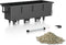 LECHUZA BALCONERA Color 50 - Plantenbak - met uitneembare binnenbak - met bewateringssysteem - ALL-IN-ONE set met LECHUZA-PON - zandbruin
