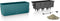 LECHUZA BALCONERA Color 50 - Plantenbak - met uitneembare binnenbak - met bewateringssysteem - ALL-IN-ONE set met LECHUZA-PON - petrol blue