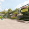 LECHUZA BALCONERA Color 50 - Plantenbak - met uitneembare binnenbak - met bewateringssysteem - ALL-IN-ONE set met LECHUZA-PON - muskaat