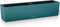 LECHUZA BALCONERA Color 80 - Plantenbak - met uitneembare binnenbak - met bewateringssysteem - ALL-IN-ONE set met LECHUZA-PON - petrol blue